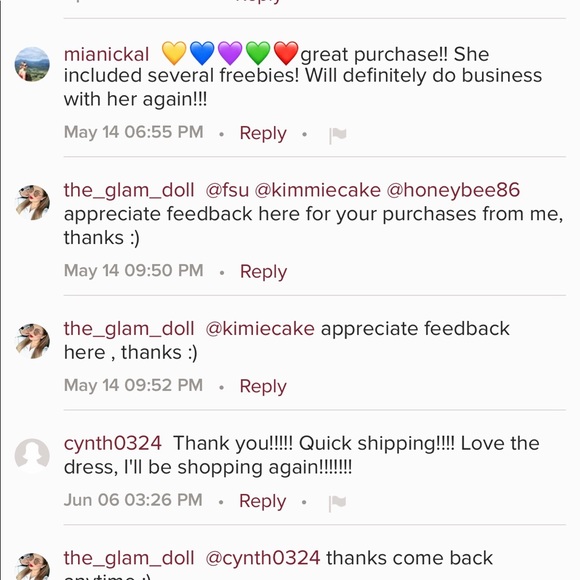 💄👠💋FEEDBACK🎁👗🛍 - Picture 2 of 8